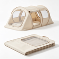 Bareutensil Portable Foldable Pet Tent for Indoor and Outdoor Rest